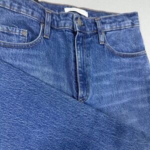 Nobody Denim Kennedy High Rise Slim Fit Ankle Jeans Blue Distressed Size 28